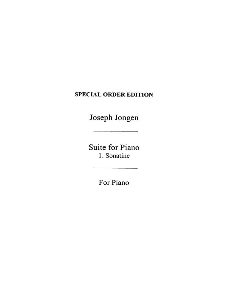 Sonatine Op. 60/1